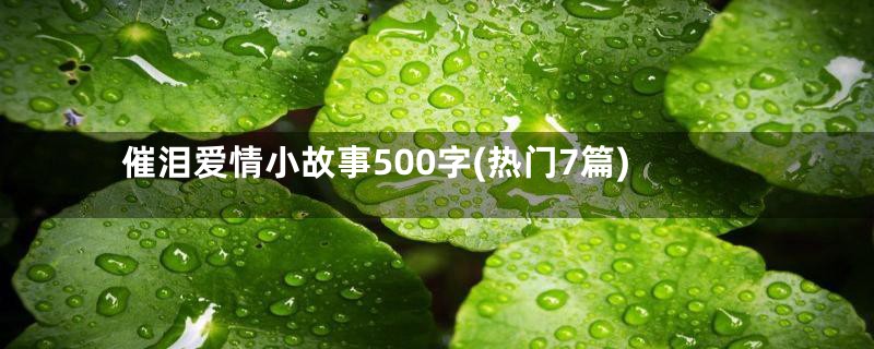 催泪爱情小故事500字(热门7篇)